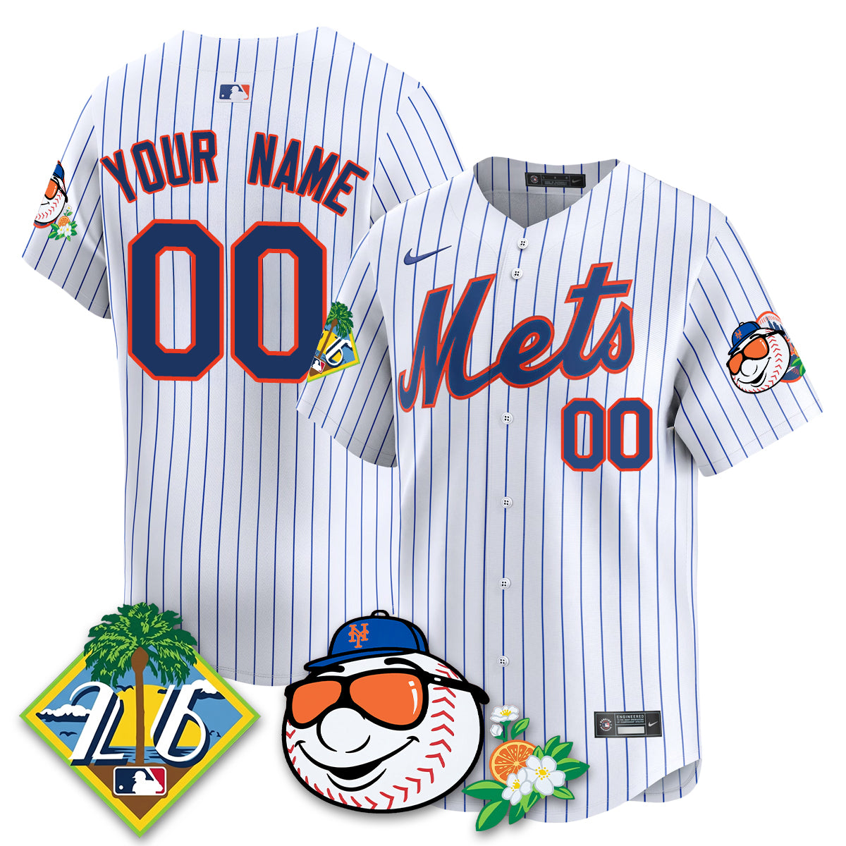 Custom NYM 2026 Spring Training Vapor Limited Jersey - All Stitched