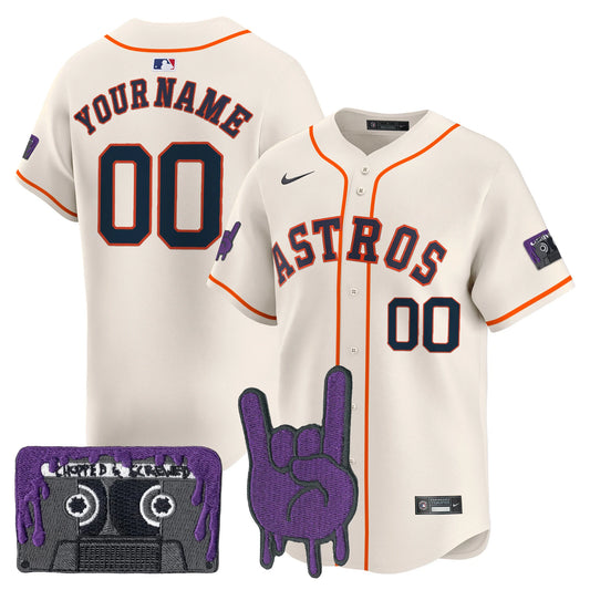 HOU DJ Screw Patch Vapor Premier Limited Custom Jersey - All Stitched