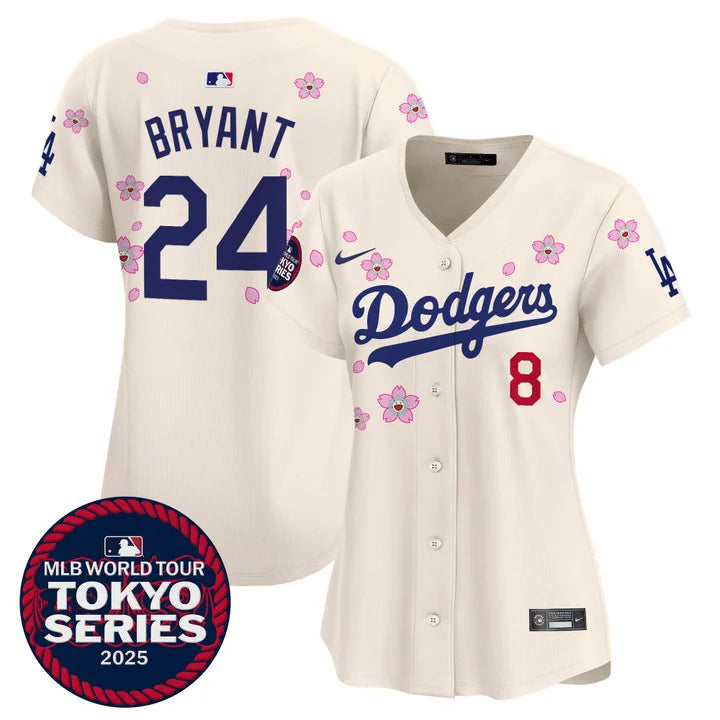 Women's Dodgers Tokyo Series 2025 Vapor Premier Limited Jersey V2 - Stitched