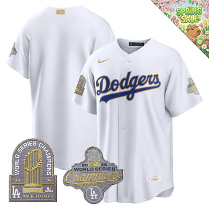LAD "Gold Collection" Premier Limited Jersey - 9X World Series Champions - All Stitched