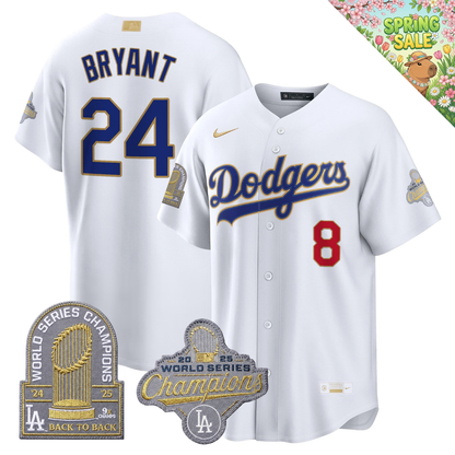 LAD "Gold Collection" Premier Limited Jersey - 9X World Series Champions - All Stitched