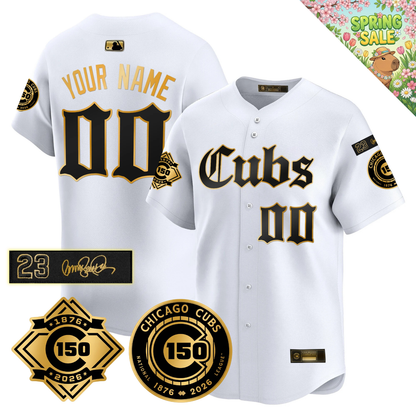 CHC Limited Gothic Gold Jersey - 150th Anniversary & Ryno Tribute Patch - All Stitched