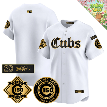 CHC Limited Gothic Gold Jersey - 150th Anniversary & Ryno Tribute Patch - All Stitched