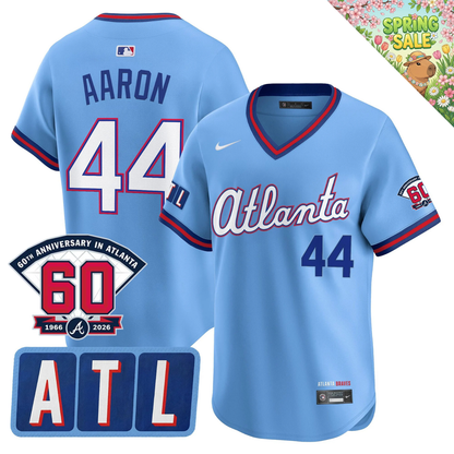 ATL 2026 City Connect Limited Jersey - 60th Anniversary Patch - All Stitched