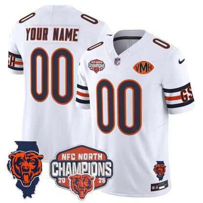 Custom CHI 2025 NFC North Champions Patch Jersey V2 - All Stitched
