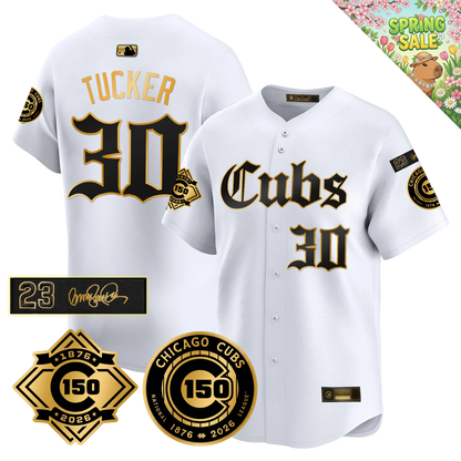 CHC Limited Gothic Gold Jersey - 150th Anniversary & Ryno Tribute Patch - All Stitched