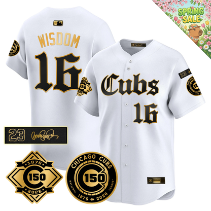 CHC Limited Gothic Gold Jersey - 150th Anniversary & Ryno Tribute Patch - All Stitched