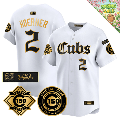 CHC Limited Gothic Gold Jersey - 150th Anniversary & Ryno Tribute Patch - All Stitched