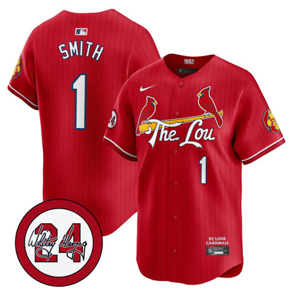 Men's St. Louis Cardinals 2026 City Connect Whitey Herzog Patch Vapor Premier Limited Jersey - All Stitched