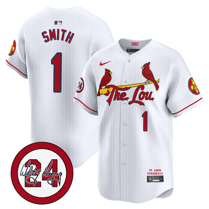 Men's St. Louis Cardinals 2026 City Connect Whitey Herzog Patch Vapor Premier Limited Jersey - All Stitched