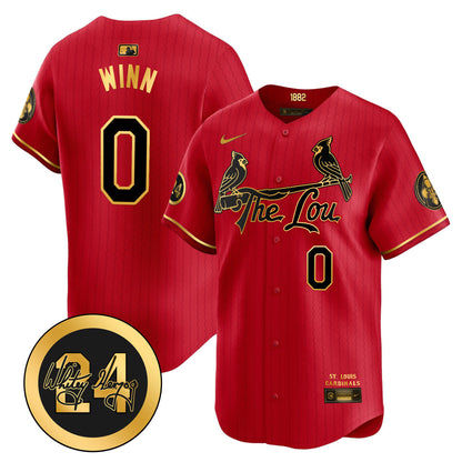 Men's St. Louis Cardinals 2026 City Connect Whitey Herzog Patch Vapor Premier Limited Jersey - All Stitched