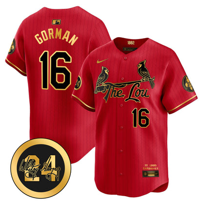 Men's St. Louis Cardinals 2026 City Connect Whitey Herzog Patch Vapor Premier Limited Jersey - All Stitched