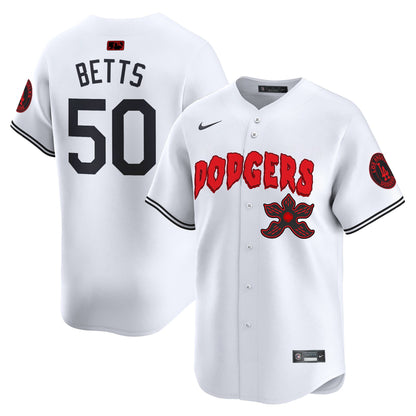 Men's Dodgers Stranger Things Vapor Premier Limited Jersey - All Stitched