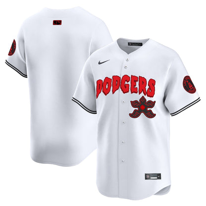 Men's Dodgers Stranger Things Vapor Premier Limited Jersey - All Stitched