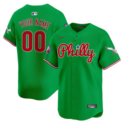 Phillies & Eagles Vapor Premier Limited Custom Jersey - All Stitched