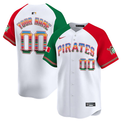 Pittsburgh Pirates Mexico Vapor Premier Limited Custom Jersey - All Stitched