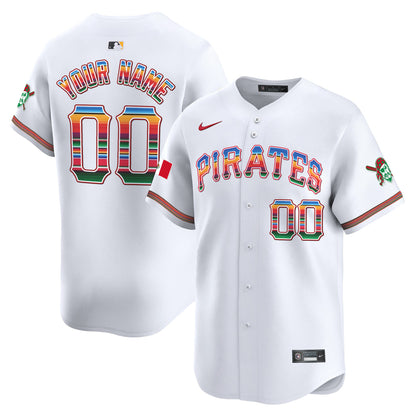 Pittsburgh Pirates Mexico Vapor Premier Limited Custom Jersey - All Stitched