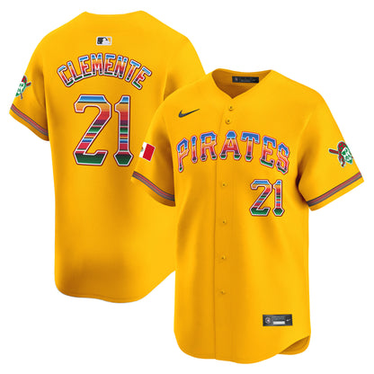 Men's Pittsburgh Pirates Mexico Vapor Premier Limited Jersey - All Stitched