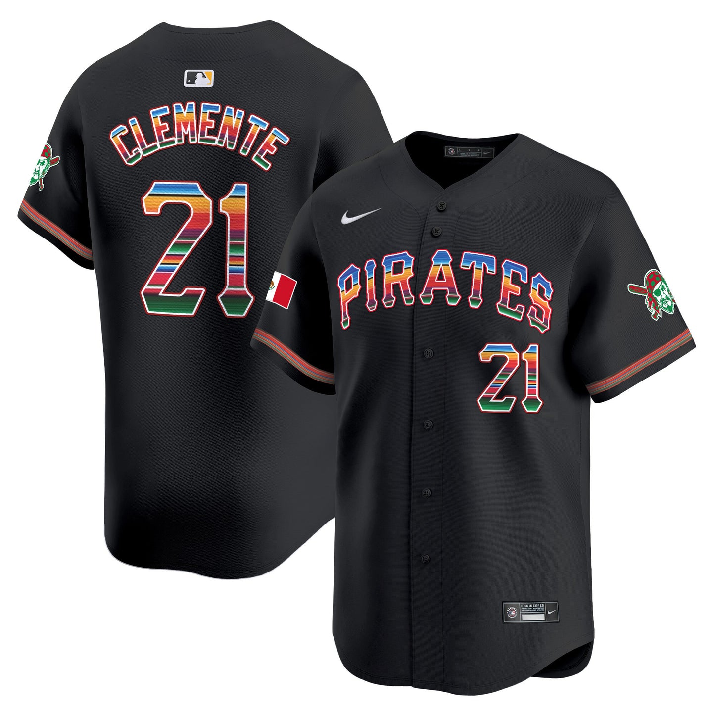 Men's Pittsburgh Pirates Mexico Vapor Premier Limited Jersey - All Stitched
