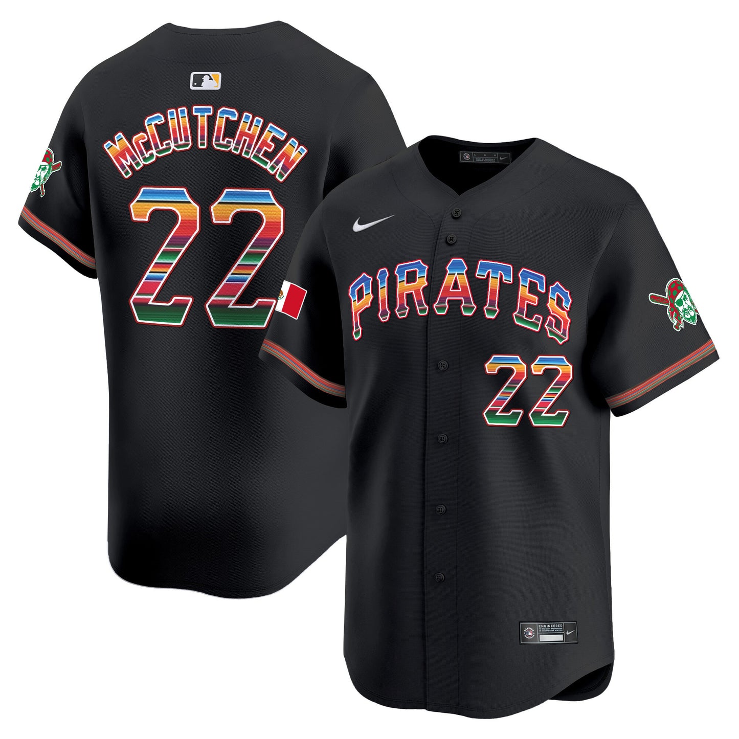 Men's Pittsburgh Pirates Mexico Vapor Premier Limited Jersey - All Stitched