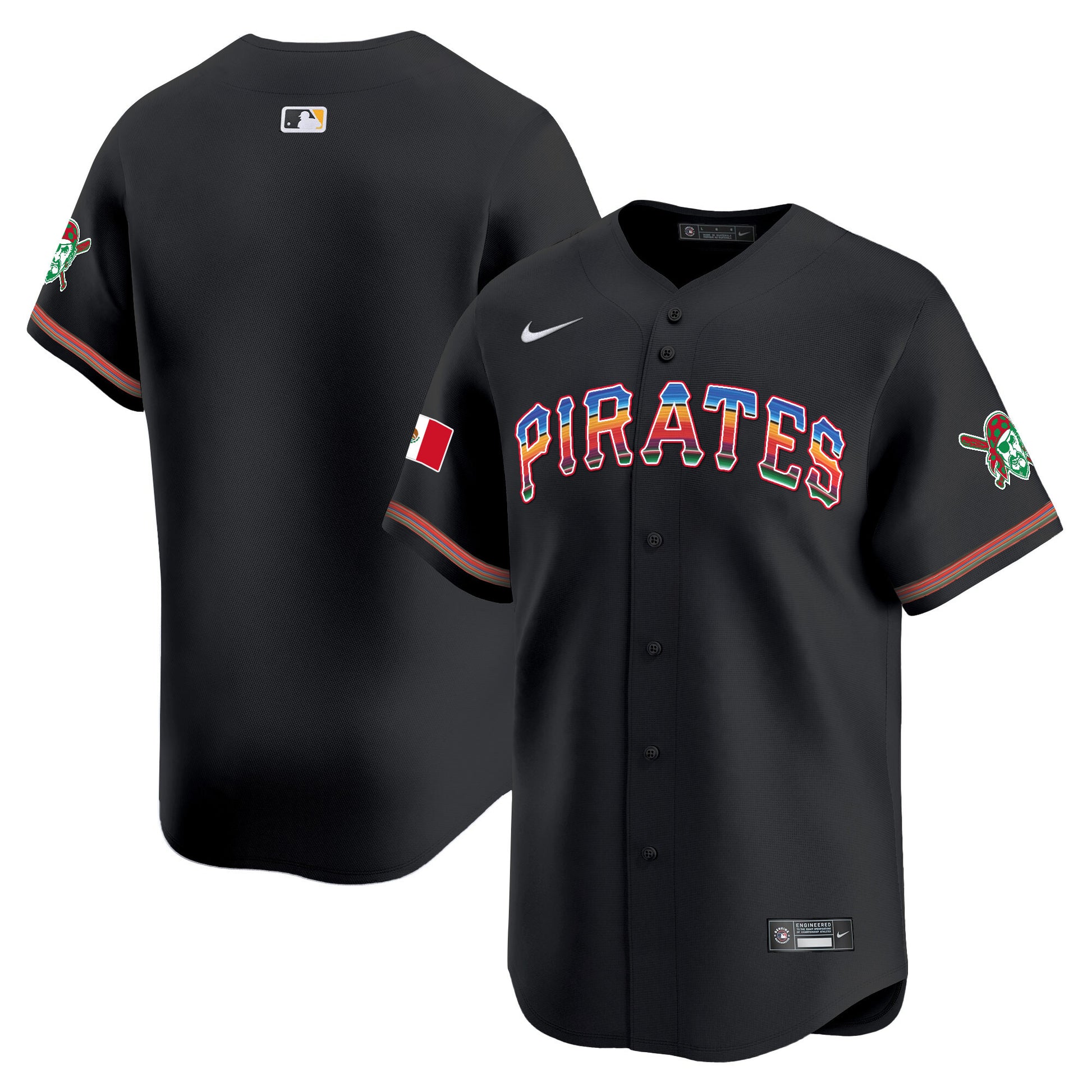 Men's Pittsburgh Pirates Mexico Vapor Premier Limited Jersey - All Stitched