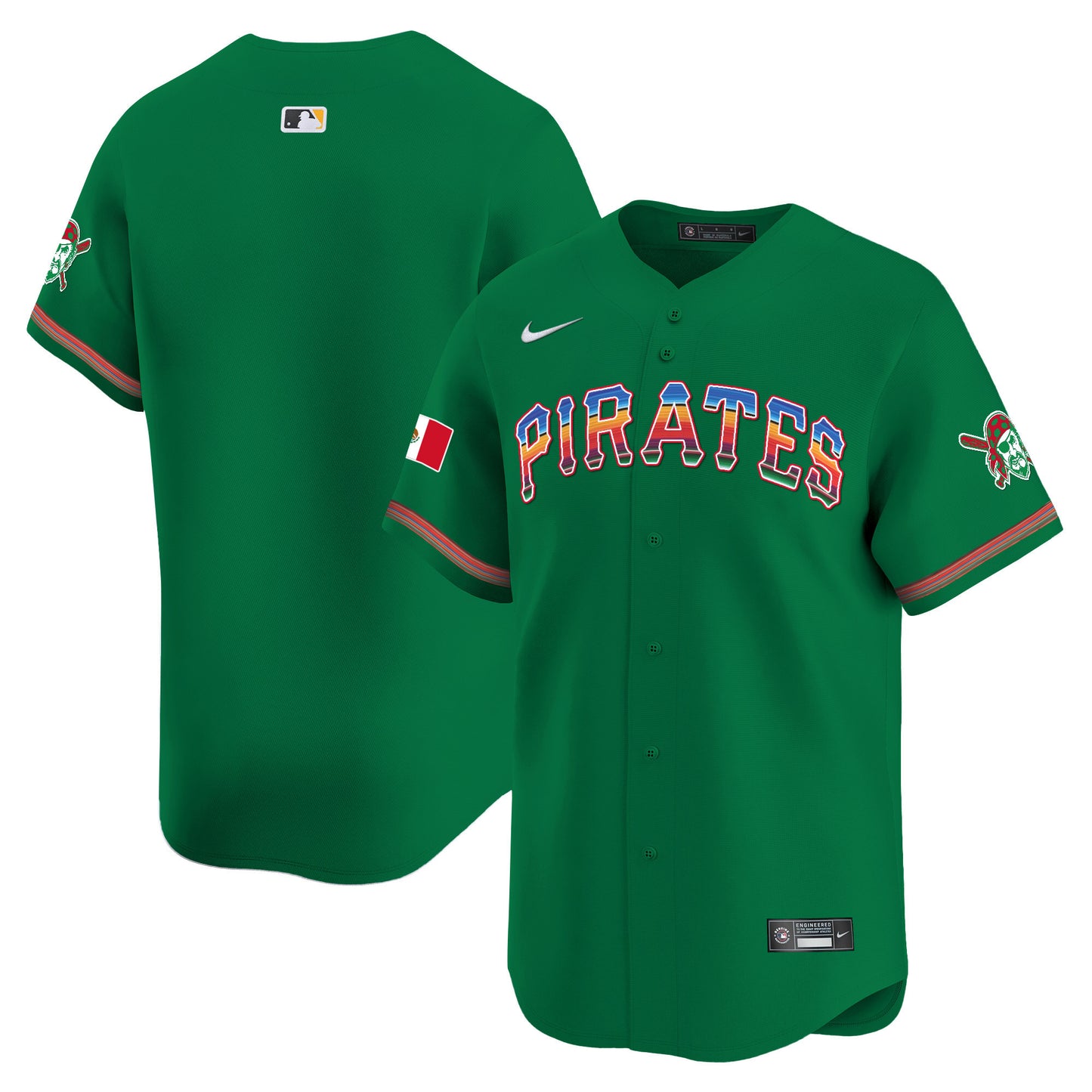 Men's Pittsburgh Pirates Mexico Vapor Premier Limited Jersey - All Stitched