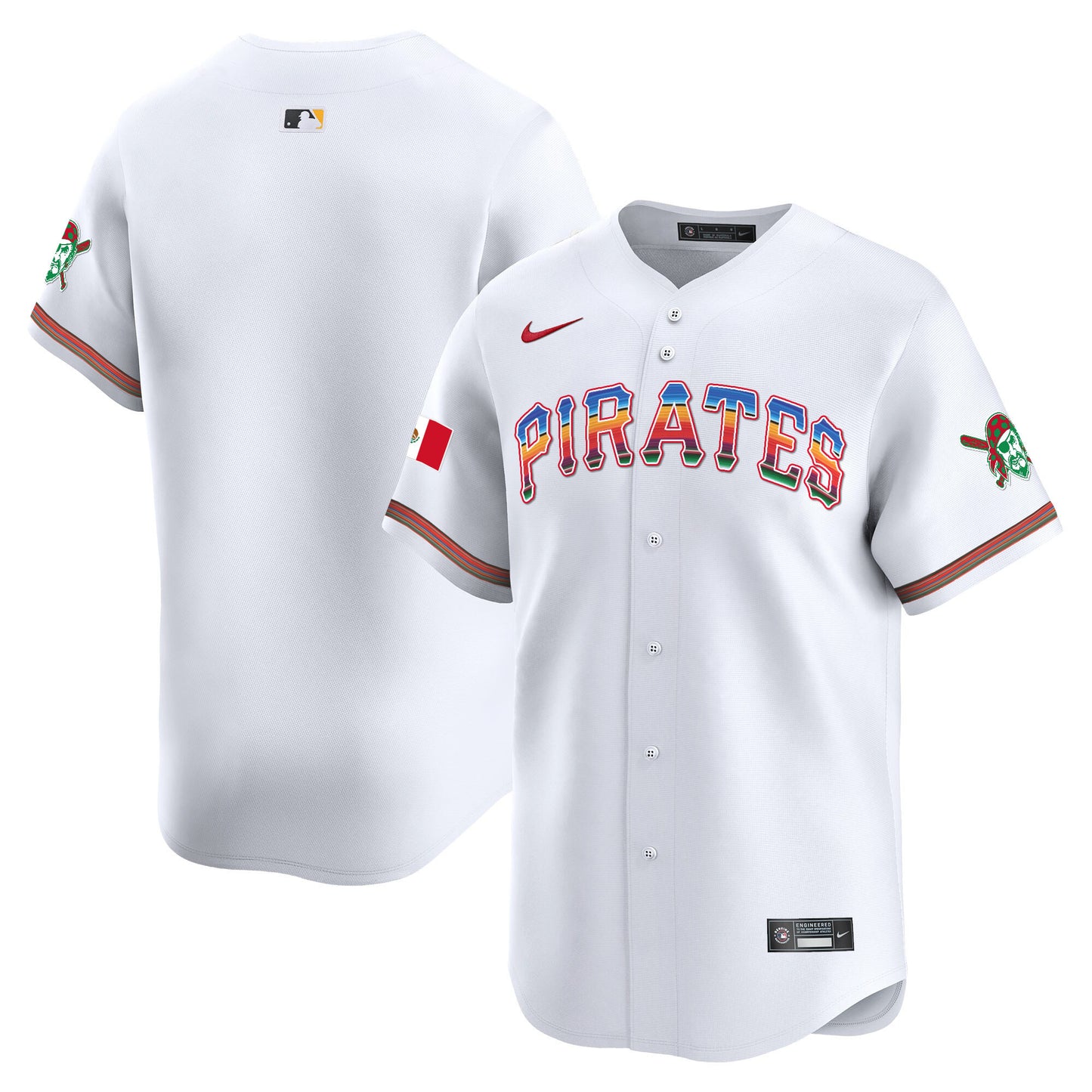 Men's Pittsburgh Pirates Mexico Vapor Premier Limited Jersey - All Stitched