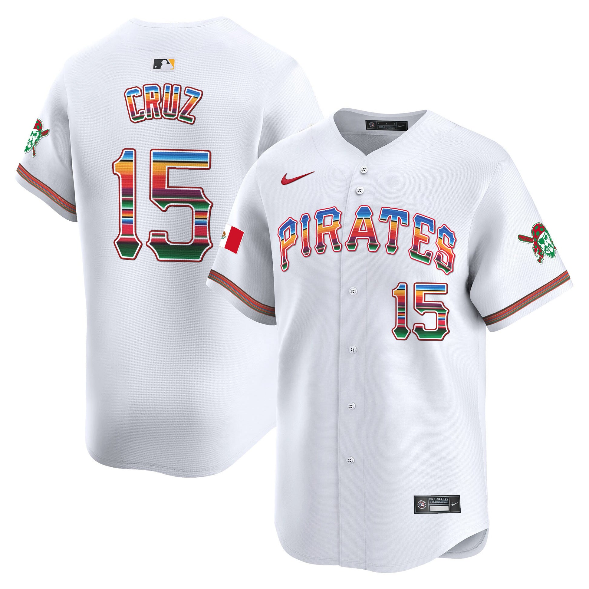 Men's Pittsburgh Pirates Mexico Vapor Premier Limited Jersey - All Stitched
