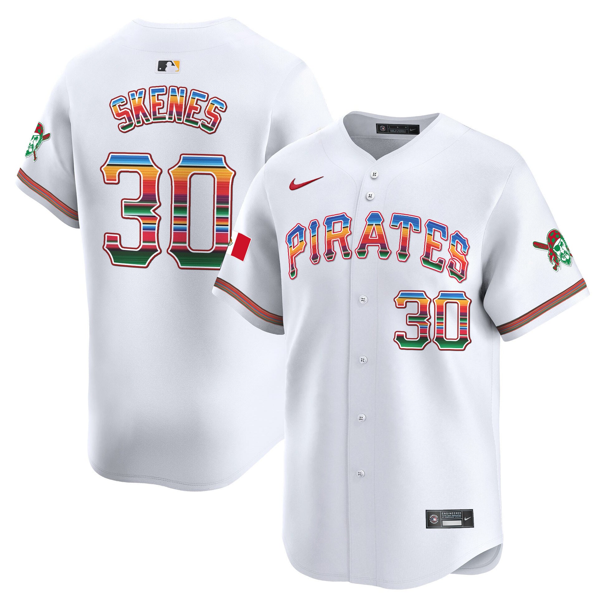 Men's Pittsburgh Pirates Mexico Vapor Premier Limited Jersey - All Stitched