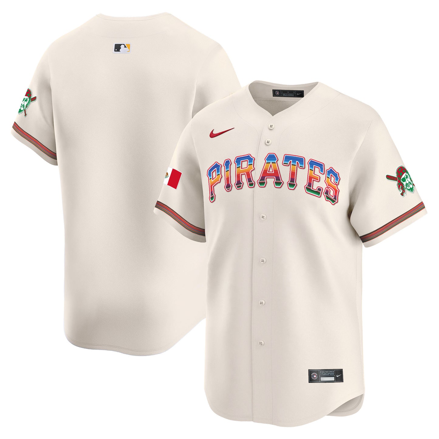 Men's Pittsburgh Pirates Mexico Vapor Premier Limited Jersey - All Stitched
