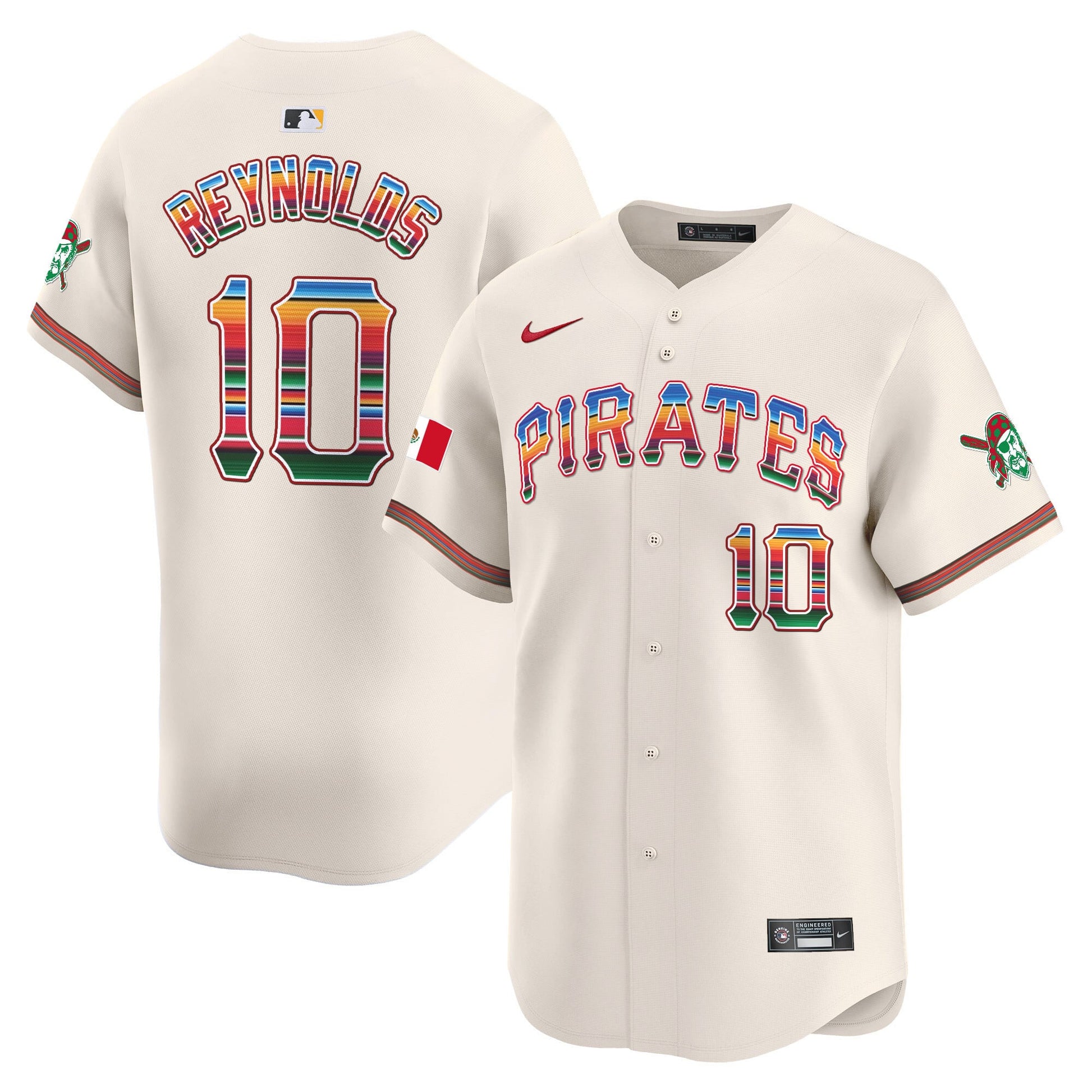 Men's Pittsburgh Pirates Mexico Vapor Premier Limited Jersey - All Stitched