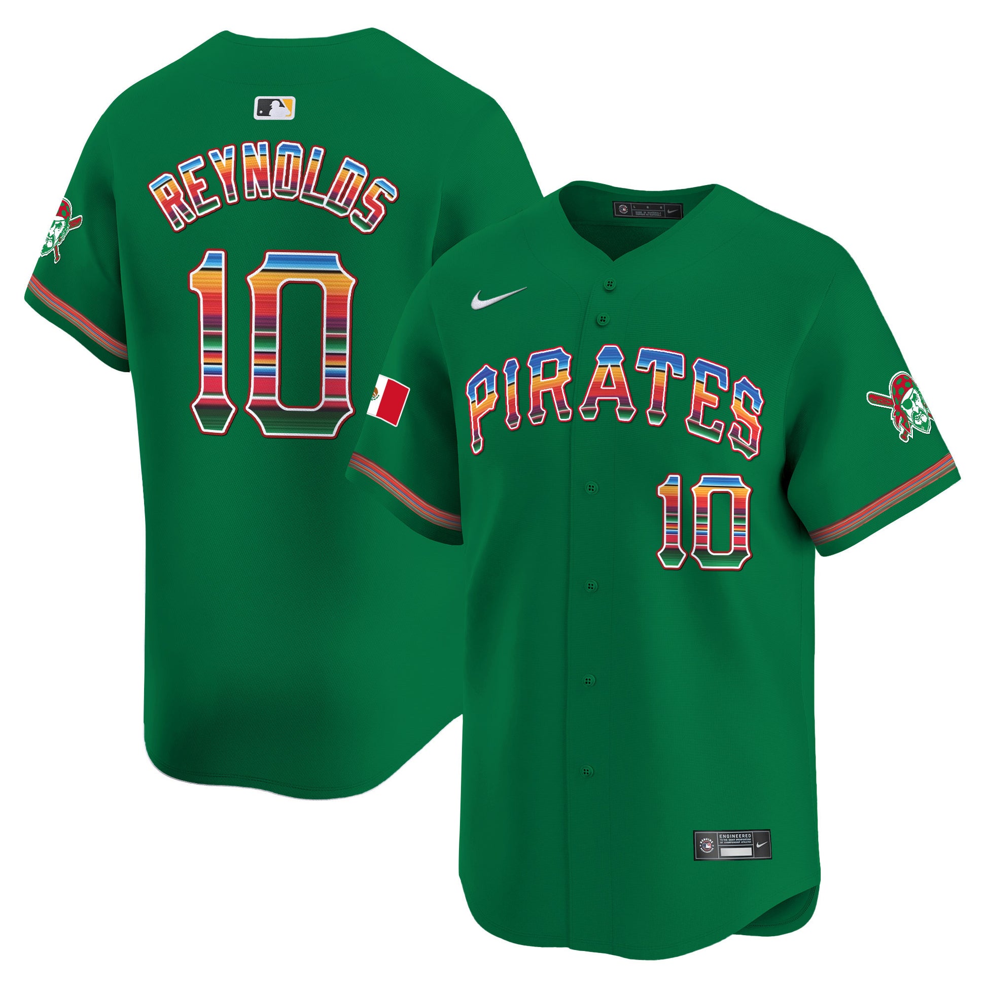Men's Pittsburgh Pirates Mexico Vapor Premier Limited Jersey - All Stitched