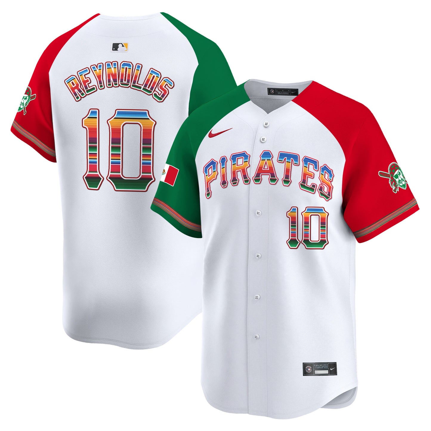 Men's Pittsburgh Pirates Mexico Vapor Premier Limited Jersey - All Stitched