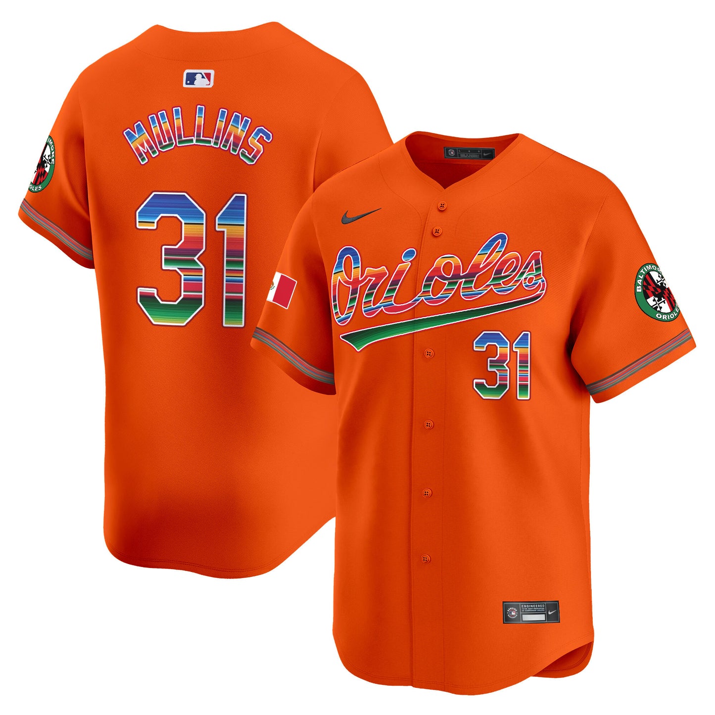 Men's Baltimore Orioles Mexico Vapor Premier Limited Jersey - All Stitched