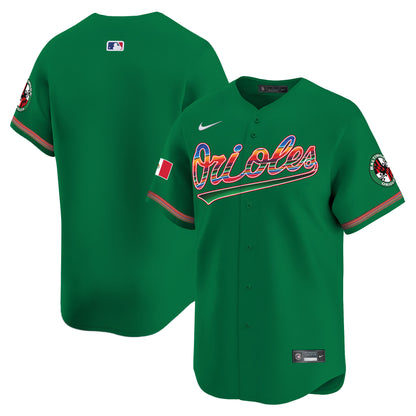 Men's Baltimore Orioles Mexico Vapor Premier Limited Jersey - All Stitched