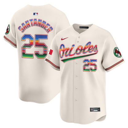 Men's Baltimore Orioles Mexico Vapor Premier Limited Jersey - All Stitched