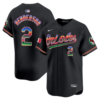 Men's Baltimore Orioles Mexico Vapor Premier Limited Jersey - All Stitched
