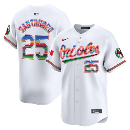Men's Baltimore Orioles Mexico Vapor Premier Limited Jersey - All Stitched