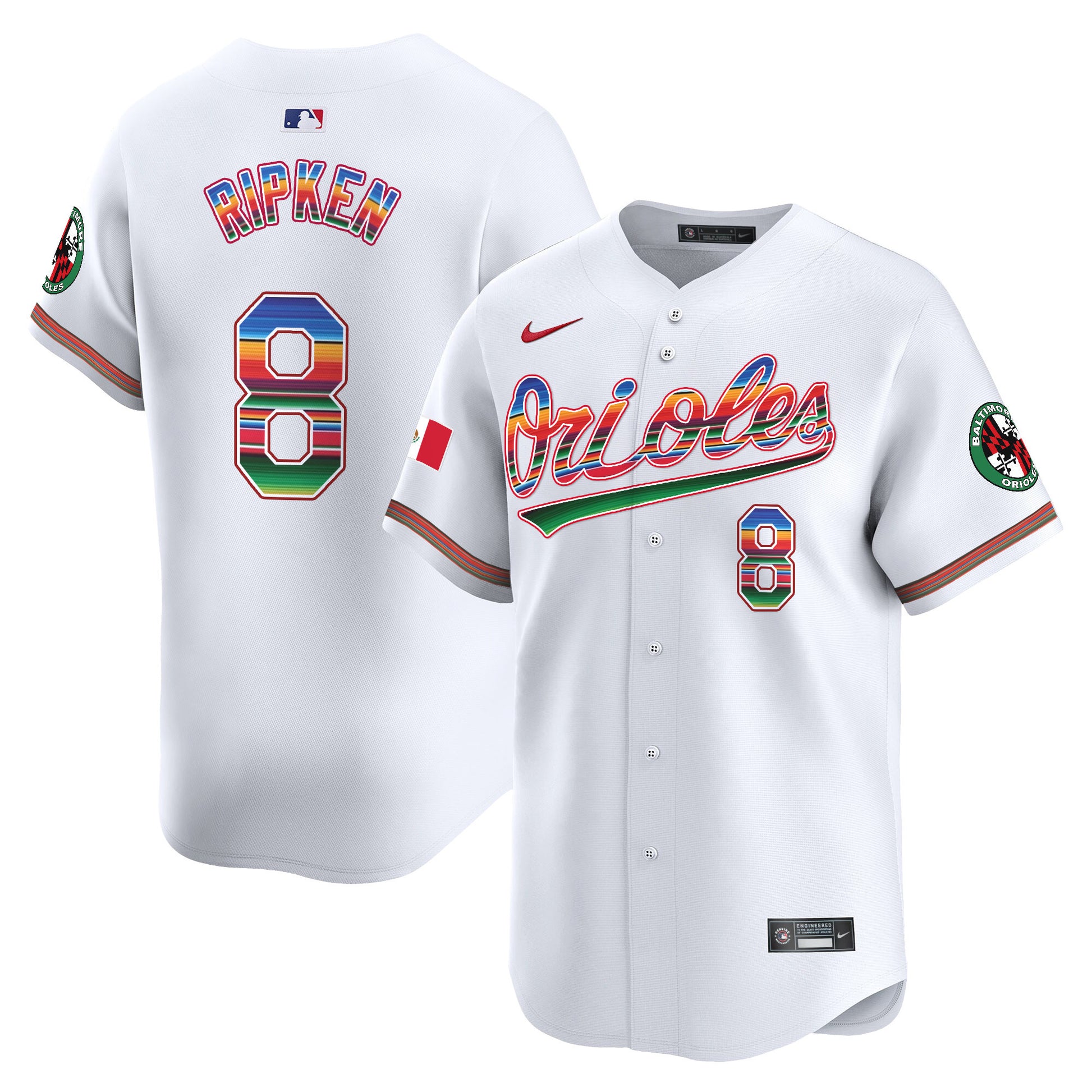 Men's Baltimore Orioles Mexico Vapor Premier Limited Jersey - All Stitched