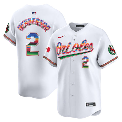 Men's Baltimore Orioles Mexico Vapor Premier Limited Jersey - All Stitched