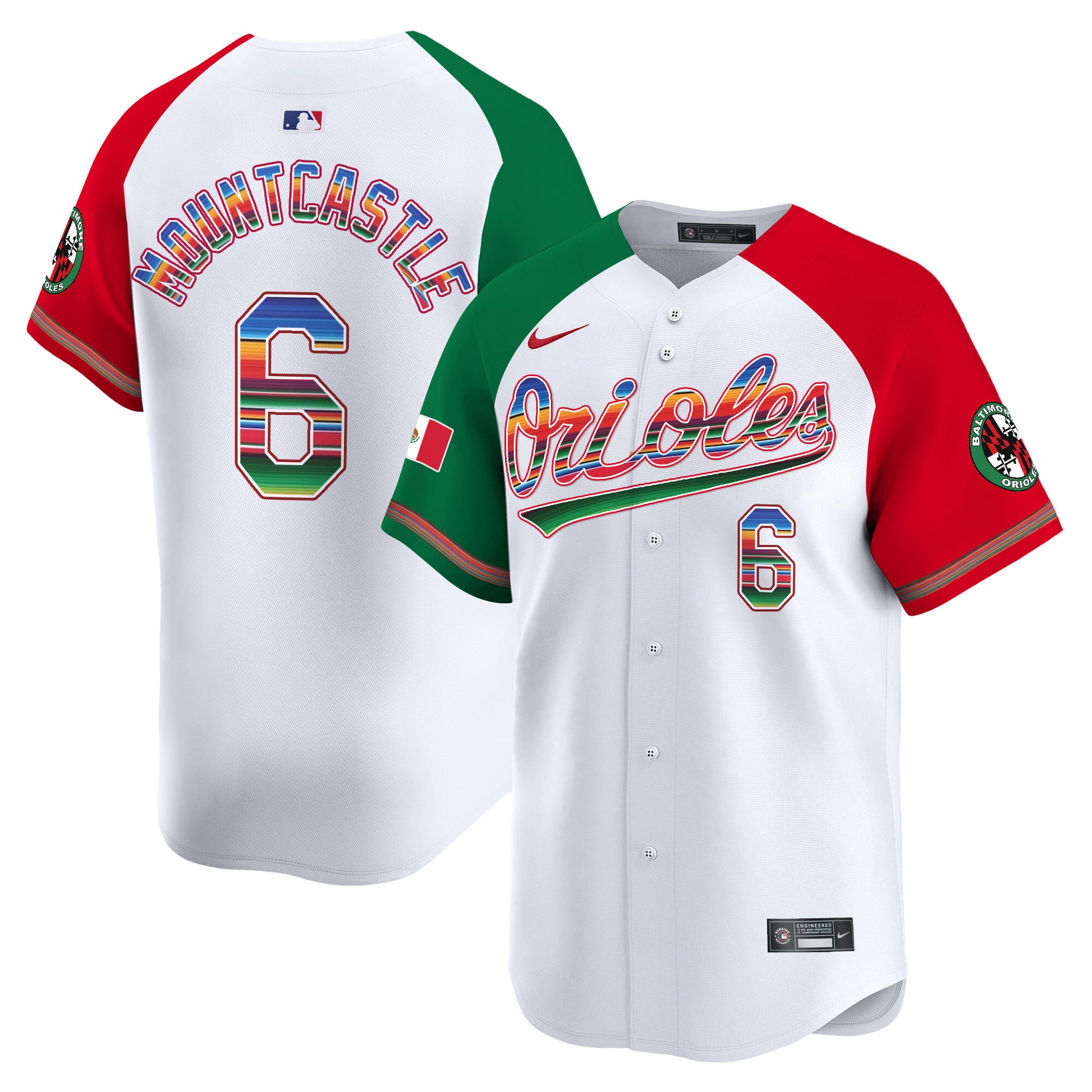 Men's Baltimore Orioles Mexico Vapor Premier Limited Jersey - All Stitched