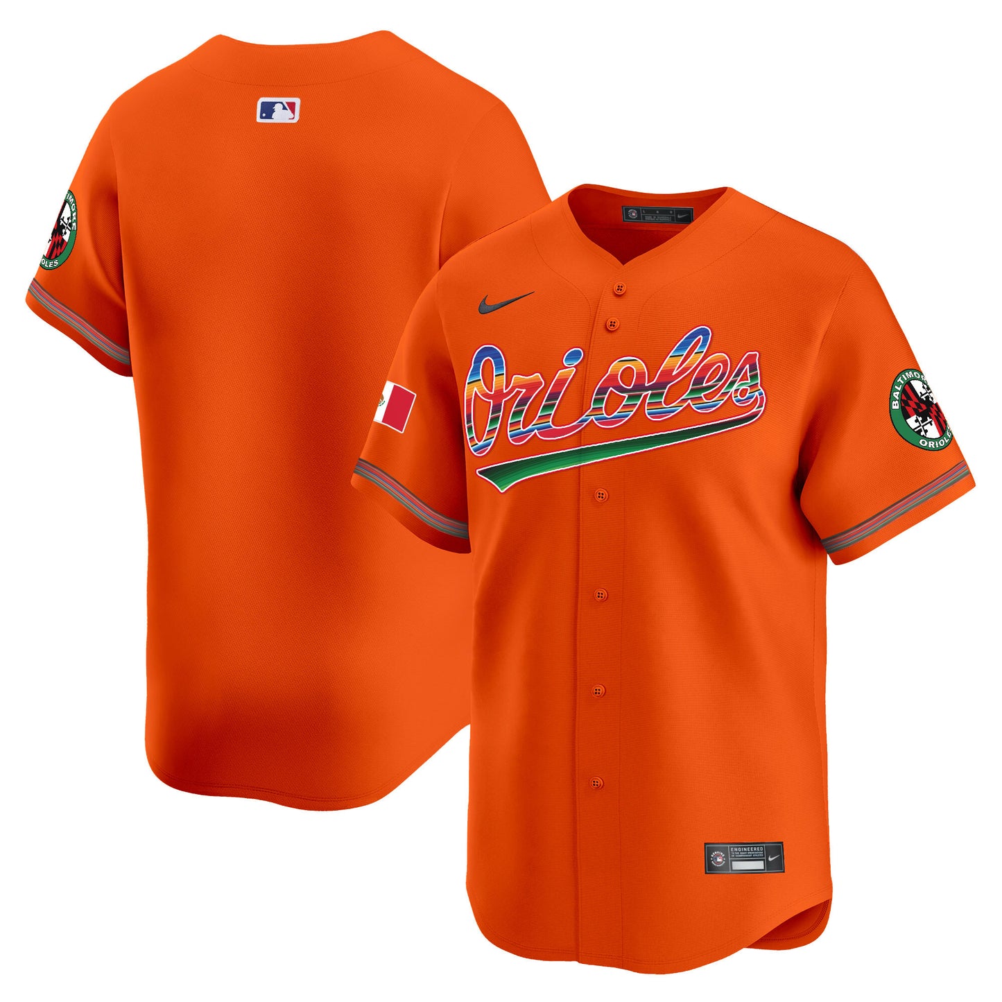Men's Baltimore Orioles Mexico Vapor Premier Limited Jersey - All Stitched