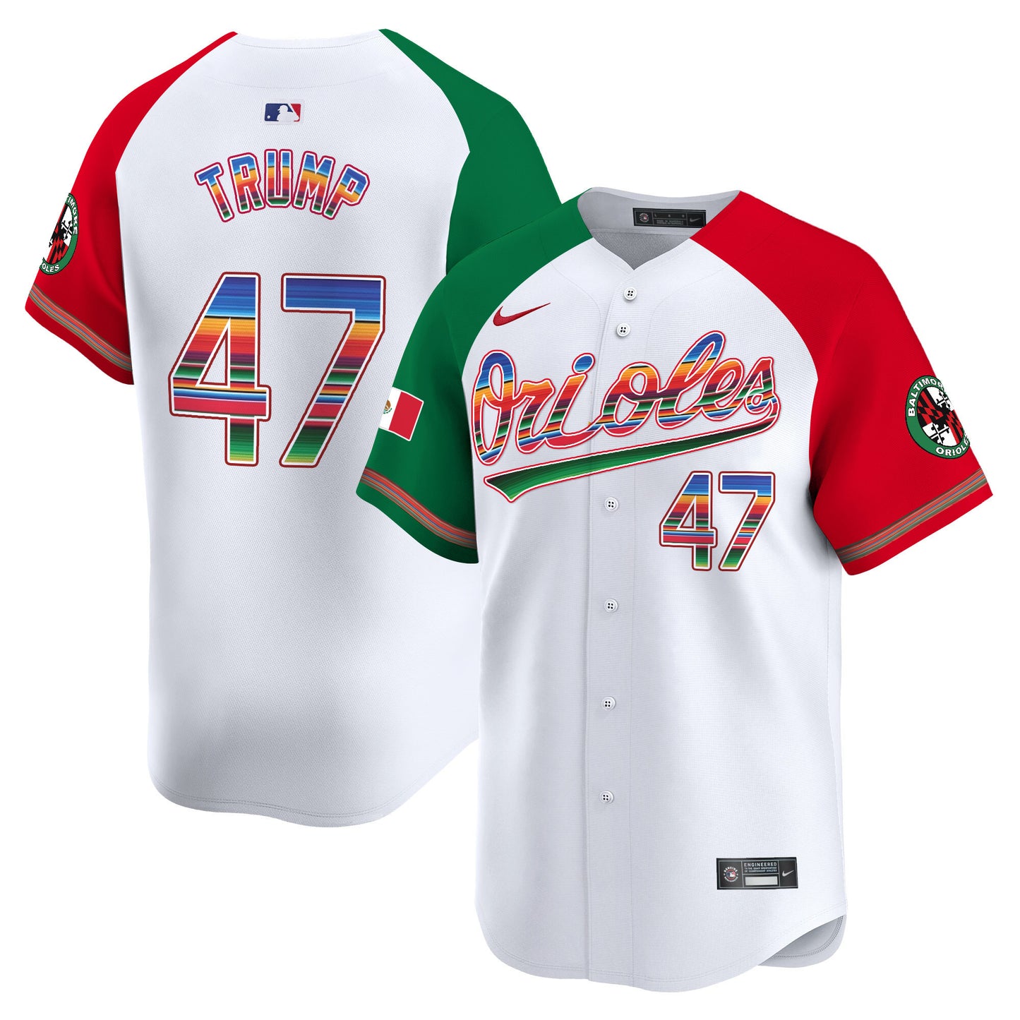 Men's Baltimore Orioles Mexico Vapor Premier Limited Jersey - All Stitched