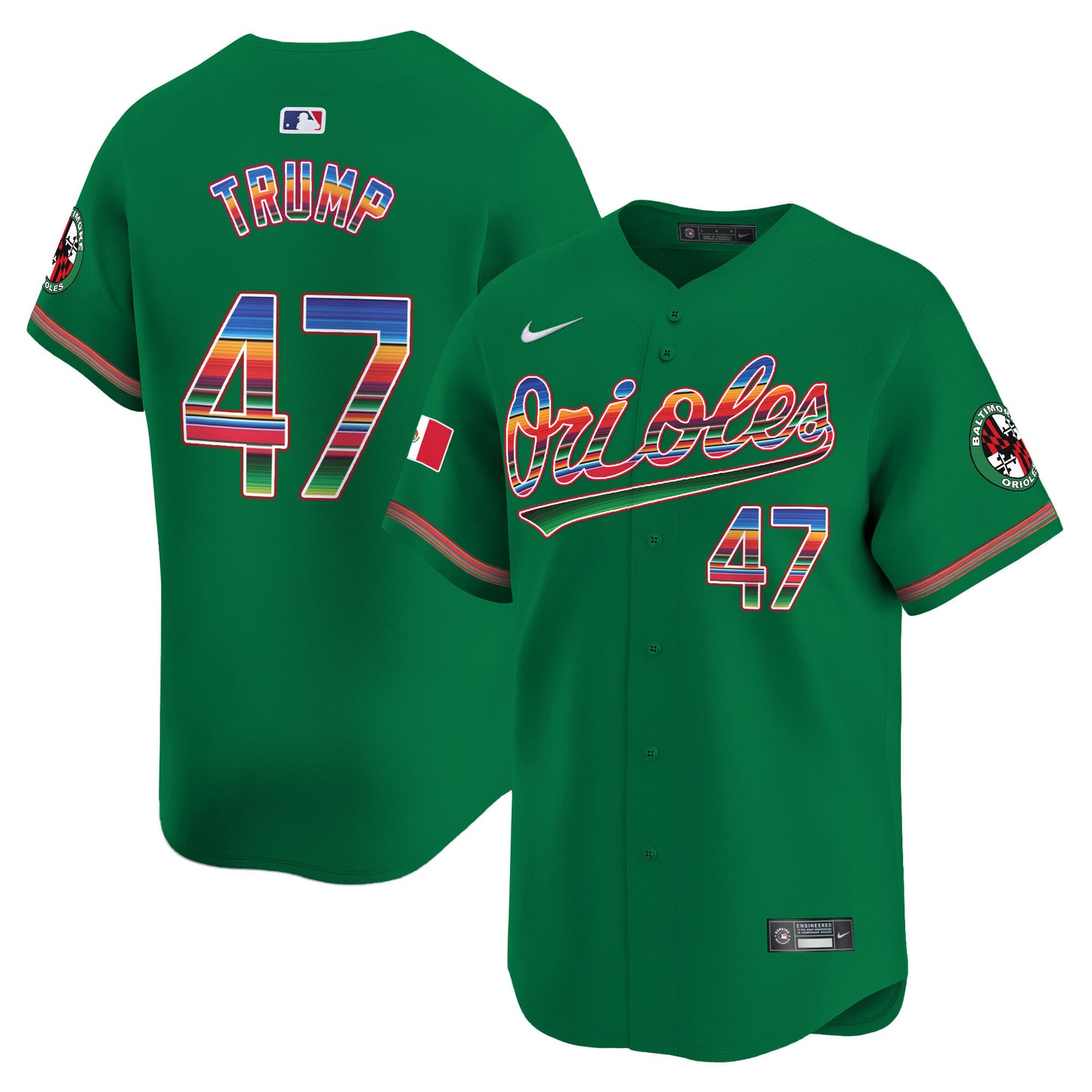 Men's Baltimore Orioles Mexico Vapor Premier Limited Jersey - All Stitched