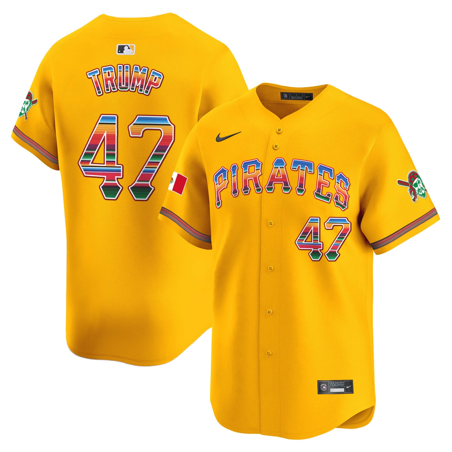 Men's Pittsburgh Pirates Mexico Vapor Premier Limited Jersey - All Stitched