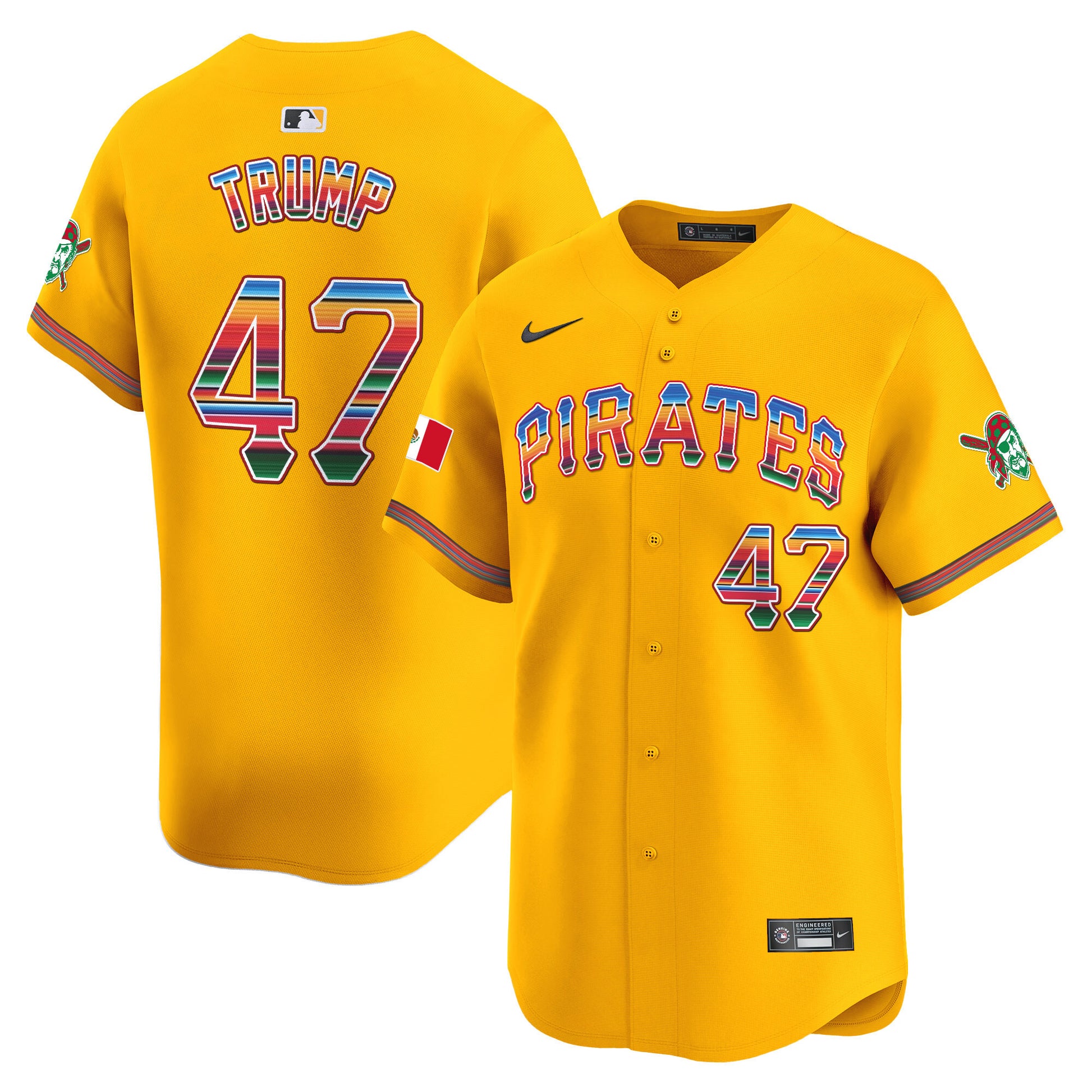 Men's Pittsburgh Pirates Mexico Vapor Premier Limited Jersey - All Stitched