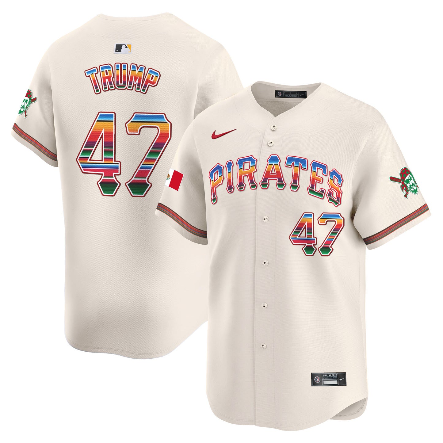 Men's Pittsburgh Pirates Mexico Vapor Premier Limited Jersey - All Stitched