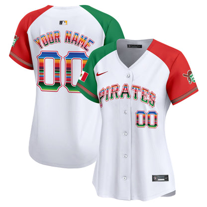 Pittsburgh Pirates Mexico Vapor Premier Limited Custom Jersey - All Stitched