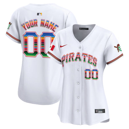 Pittsburgh Pirates Mexico Vapor Premier Limited Custom Jersey - All Stitched