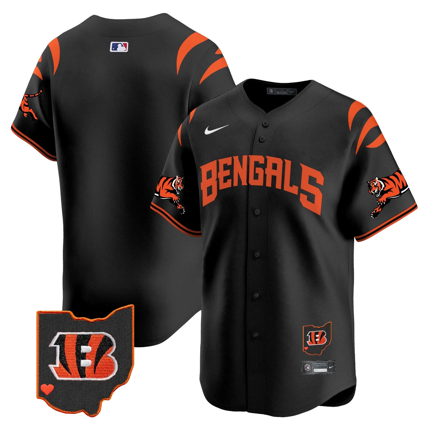 Men's Bengals Vapor Premier Limited Jersey - All Stitched
